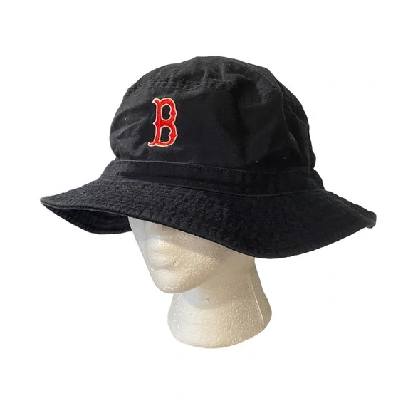 Navy Blue MLB Boston Red Sox Bucket Hat Twins Enterprise Genuine. - Picture 1 of 6